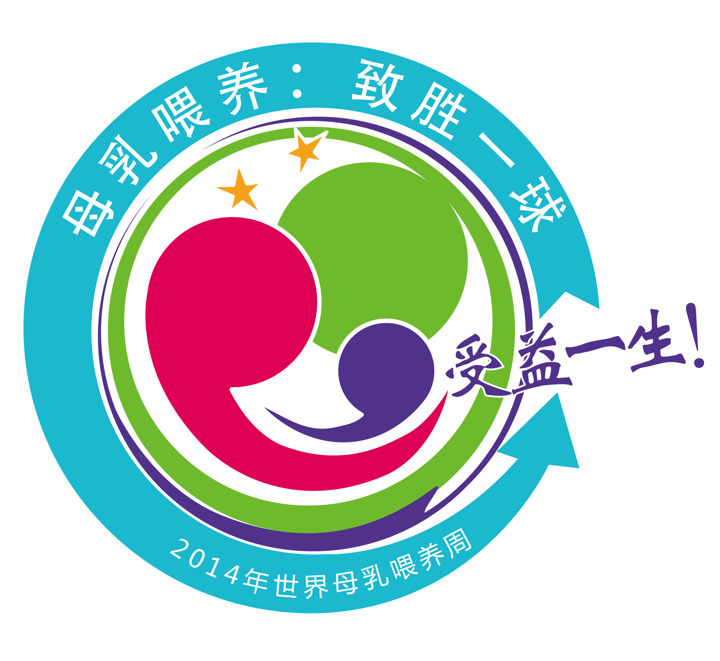 2014世界母乳喂養(yǎng)周海報中文logo.png
